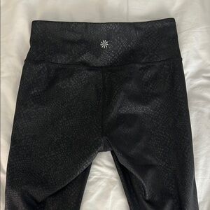 Athleta black animal print Leggings
